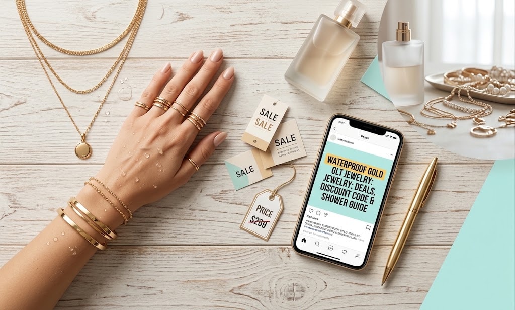 Waterproof Gold Jewelry: Deals, Discount Code & Shower Guide